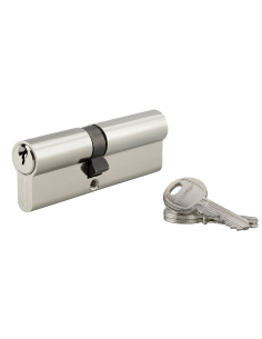 Paire de poignées connectées Intelock Multi, pour porte d'entrée, entr'axes 85mm, argent - INTELOCK Poignée de porte connectée