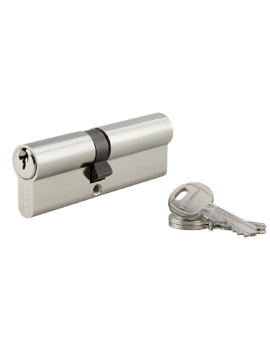 Paire de poignées connectées Intelock Multi, pour porte d'entrée, entr'axes 85mm, argent - INTELOCK Poignée de porte connectée Paire de poignées connectées Intelock Multi, pour porte d'entrée, entr'axes 85mm, argent - INTELOCK Poignée de porte connectée