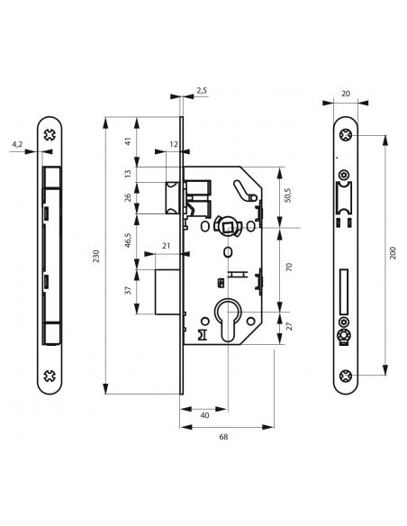 Kadoor - MK2 195 Poignée au pied Kadoor - MK2 195 Poignée au pied