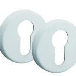 Paire de rosaces blanc, trou de cylindre - THIRARD