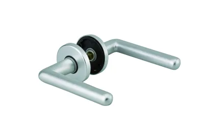Paire de béquilles Crecy pour porte, carré 7mm, argent - THIRARD