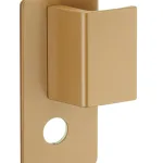 Poignée Targa pour porte palière, droite, époxy or - THIRARD