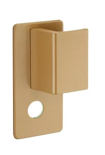 Poignée Targa pour porte palière, droite, époxy or - THIRARD