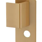 Poignée Targa pour porte palière, gauche, époxy or - THIRARD