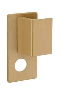 Poignée Targa A2P* pour porte palière, droite, cylindre Ø 30mm, or - THIRARD