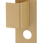 Poignée Targa A2P* pour porte palière, gauche, cylindre Ø 30mm, or - THIRARD