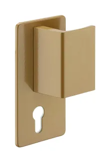 Poignée Targa pour porte palière, droite, or - THIRARD