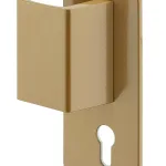Poignée Targa pour porte palière, gauche, or - THIRARD