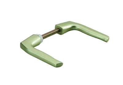 Paire de béquilles Targa pour porte, carré 7mm, 1 portée, or - THIRARD