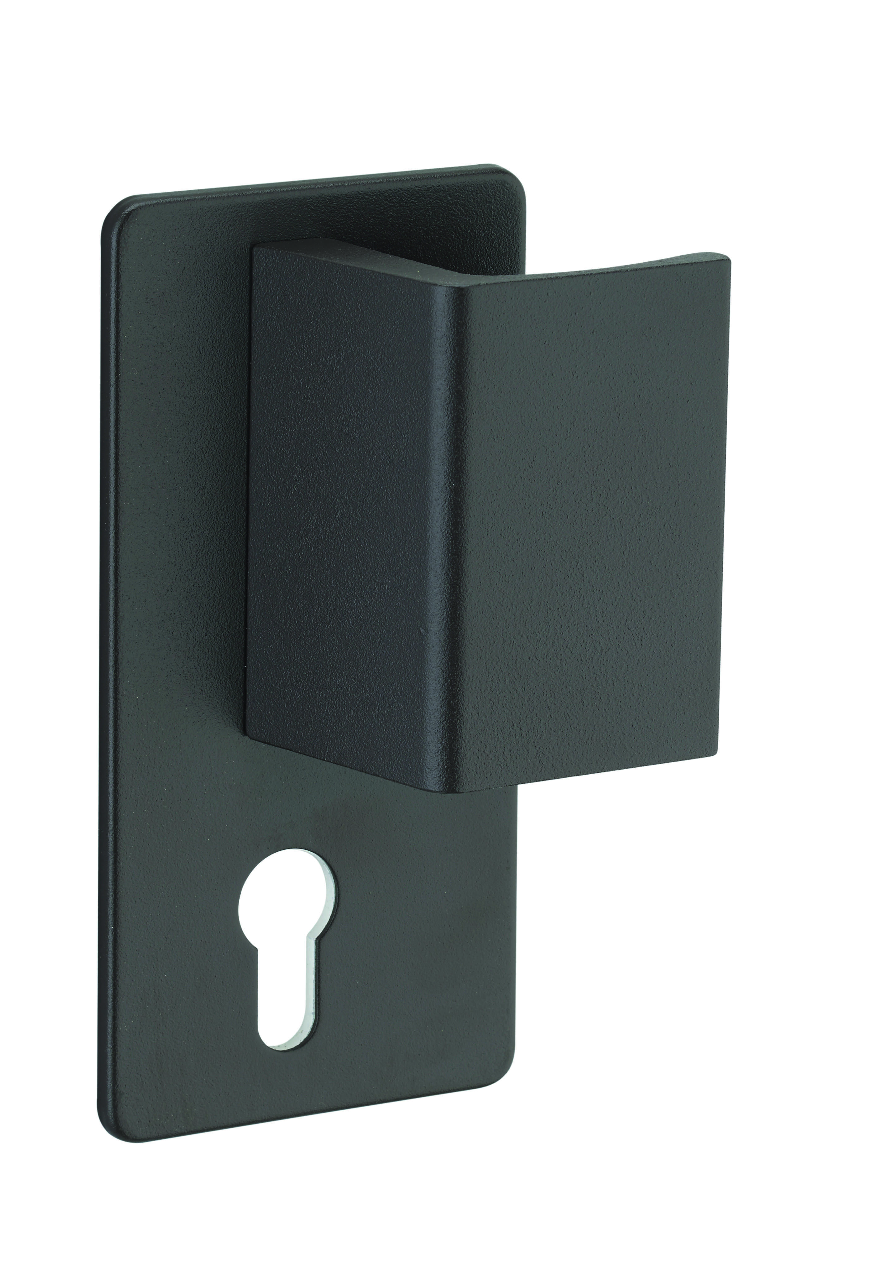 Poignée Beluga pour porte palière, droite, marron - THIRARD