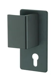 Poignée Beluga pour porte palière, gauche, marron - THIRARD