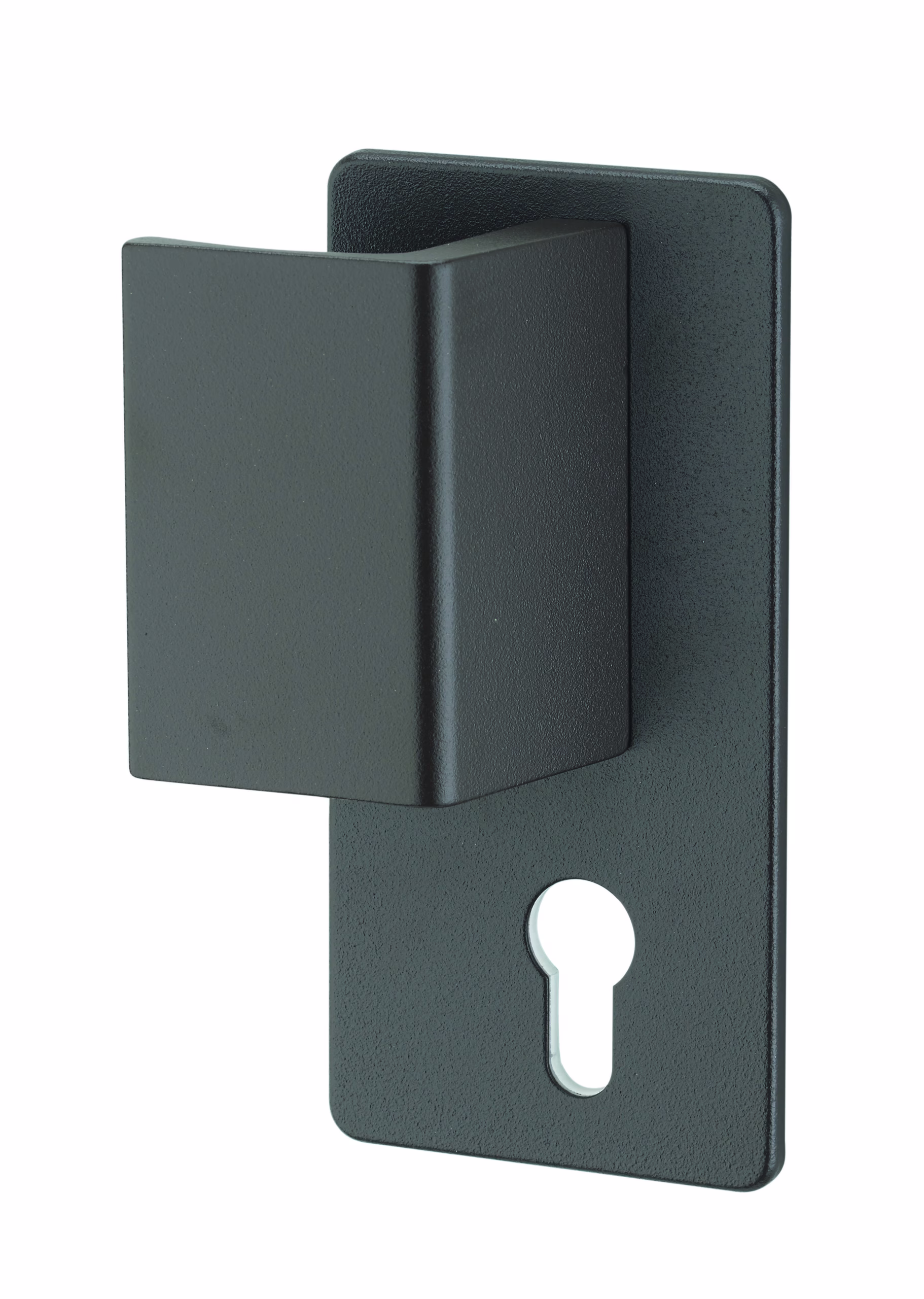 Poignée Beluga pour porte palière, gauche, marron - THIRARD
