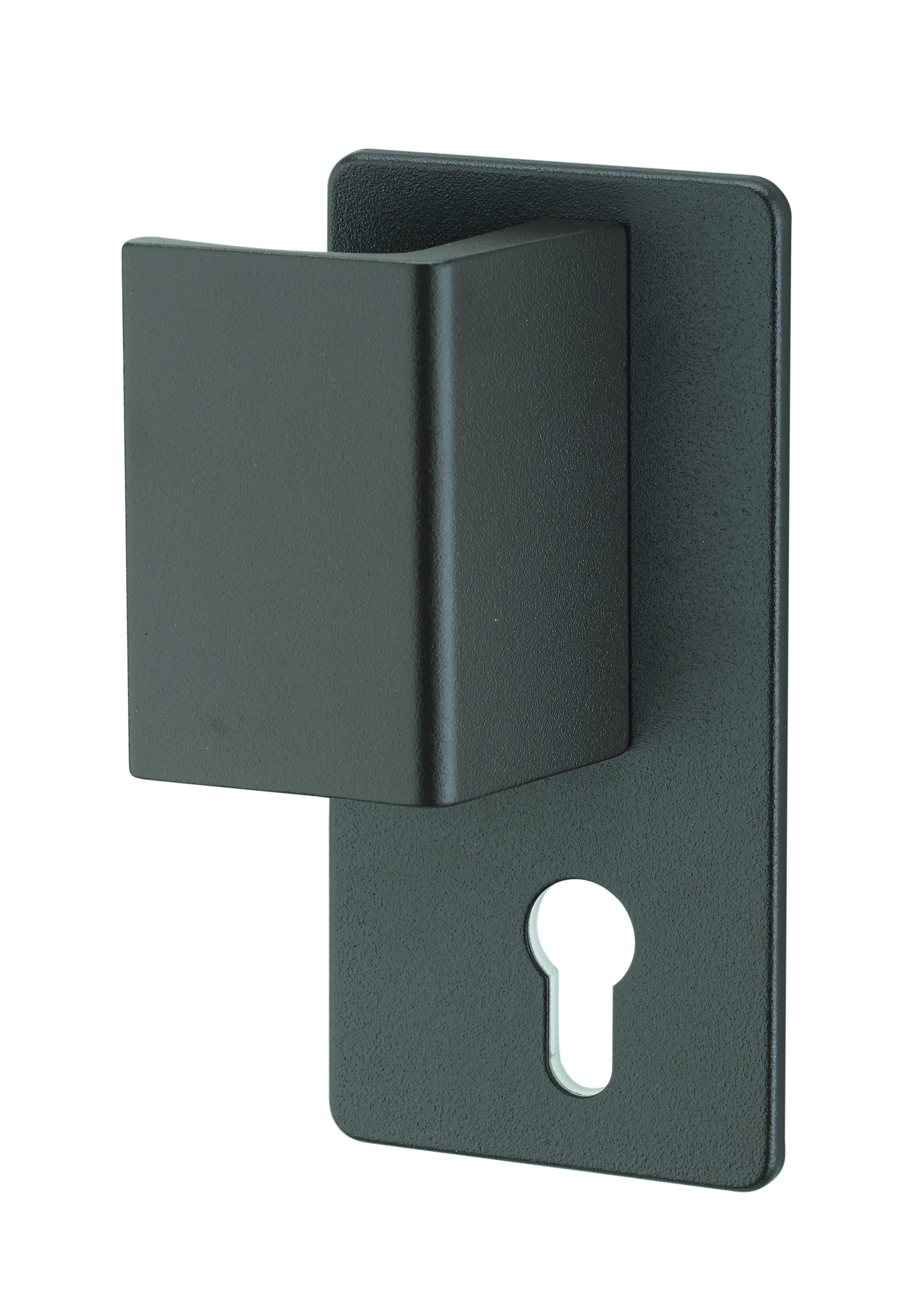 Poignée Beluga pour porte palière, gauche, marron - THIRARD