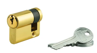 Demi-cylindre de serrure Ecopro, 30x10mm, anti-arrachement, 3 clés, laiton - SP