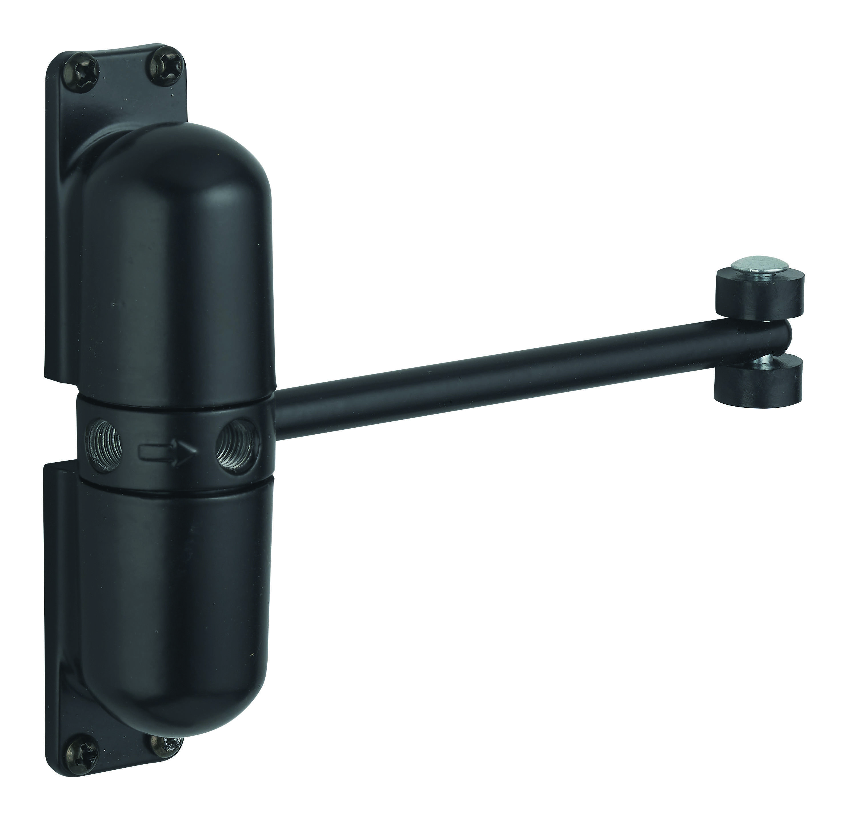 Ferme-porte automatique à roulettes pour porte légère, noir - THIRARD