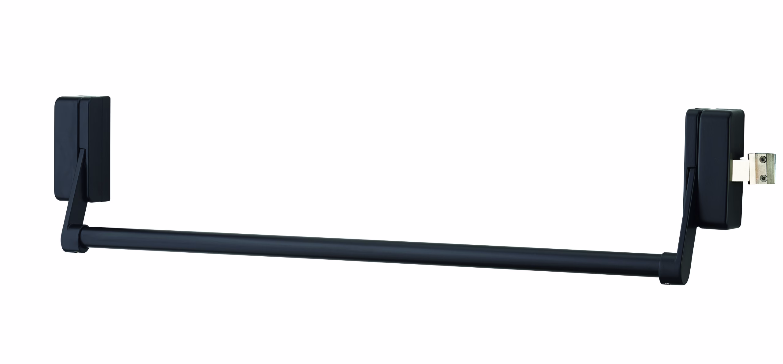 Serrure en applique antipanique 1 point latéral réversible laqué noir porte maxi 1150 mm pour industrie - THIRARD