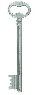 Clé n°232 6 gorges pour serrure en applique - THIRARD