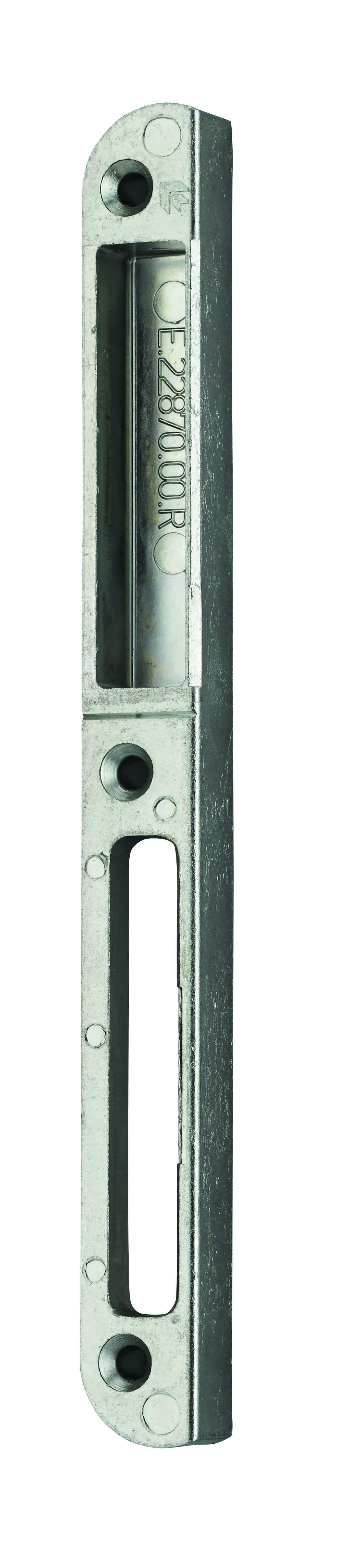 Gâche centrale encastrable pour porte d'entrée bois, droite, 190x18x14mm, Secury-Europa, E-22870-00-R-1 - FERCO by THIRARD