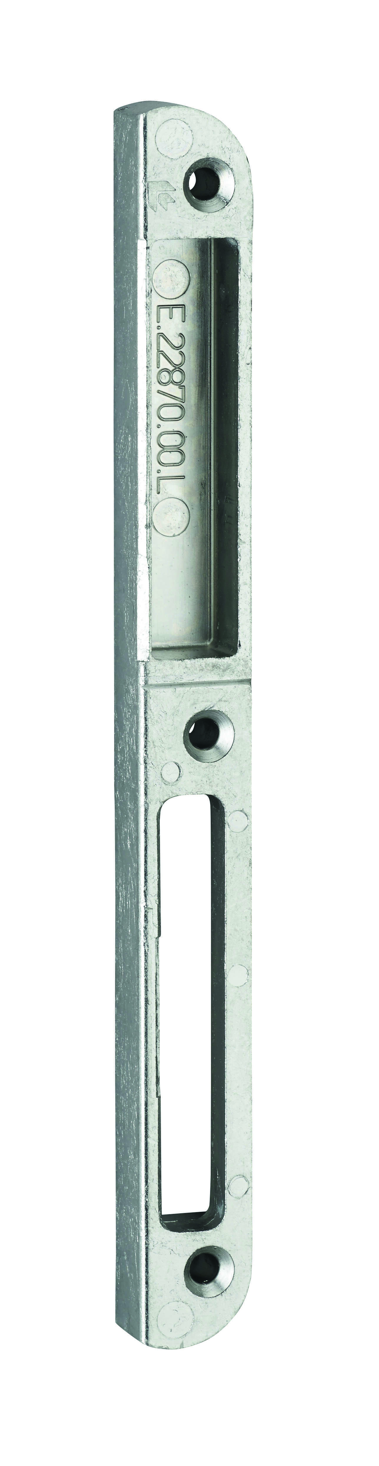 Gâche centrale encastrable pour porte d'entrée bois, gauche, 190x18x14mm, Secury-Europa, E-22870-00-L-1 - FERCO by THIRARD