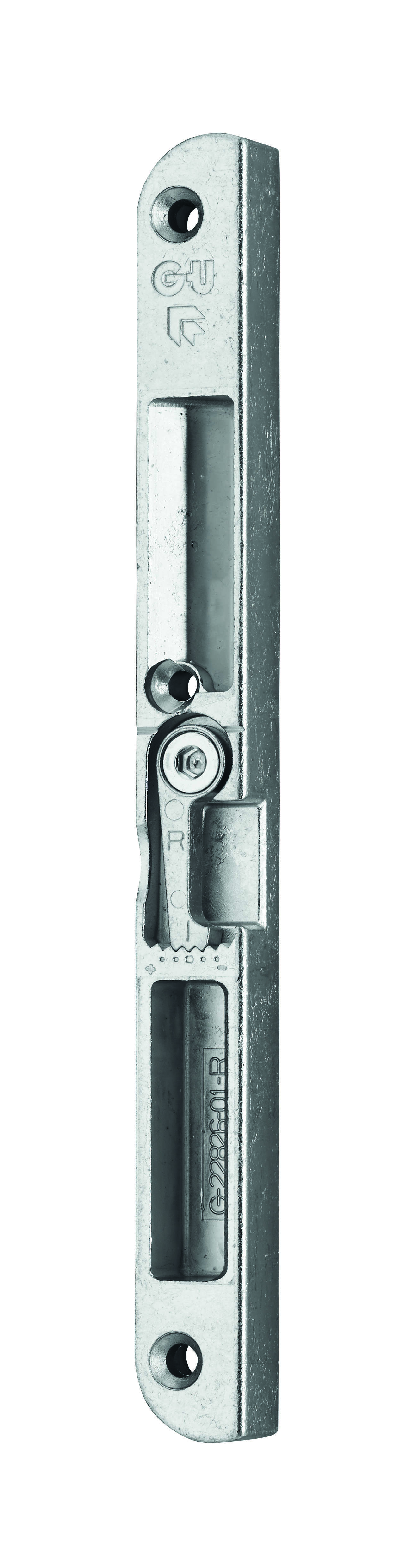 Gâche centrale encastrable pour porte d'entrée bois, droite, 190x18x13mm, Fercomatic, G-22826-00-R-1 - FERCO by THIRARD