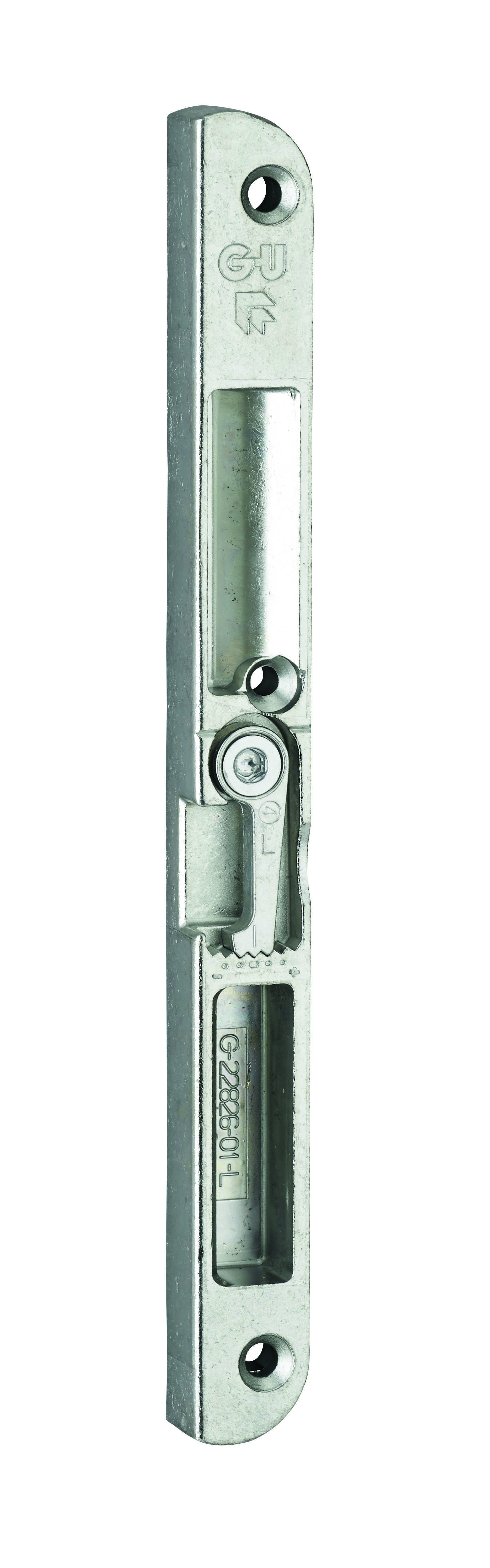 Gâche centrale encastrable pour porte d'entrée, gauche, 190x18x13mm, comp. Fercomatic, G-22826-01-L-1 - FERCO by THIRARD