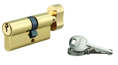 Cylindre de serrure à bouton SA, 30Bx40mm, anti-arrachement, laiton, 3 clés - THIRARD