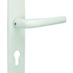 Poignée de porte Garniture extérieure Chantilly, 7 x125 mm, pour serrure Tribando, blanc - THIRARD