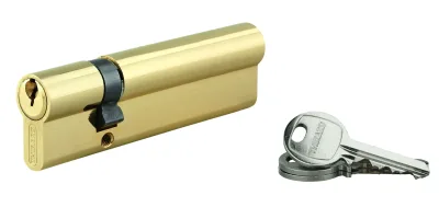 Cylindre de serrure double entrée SA, 30x80mm, anti-arrachement, laiton, 3 clés - THIRARD