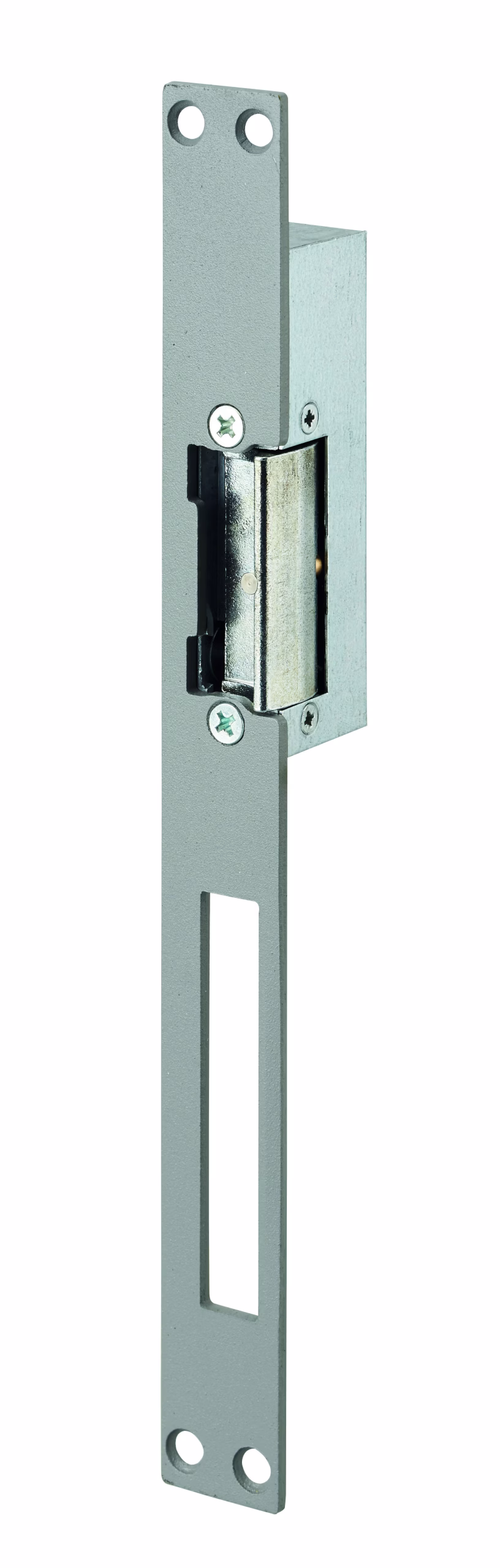Gâche électrique pour serrure encastrable, réversible, 12V, compatible extérieur, gris - THIRARD