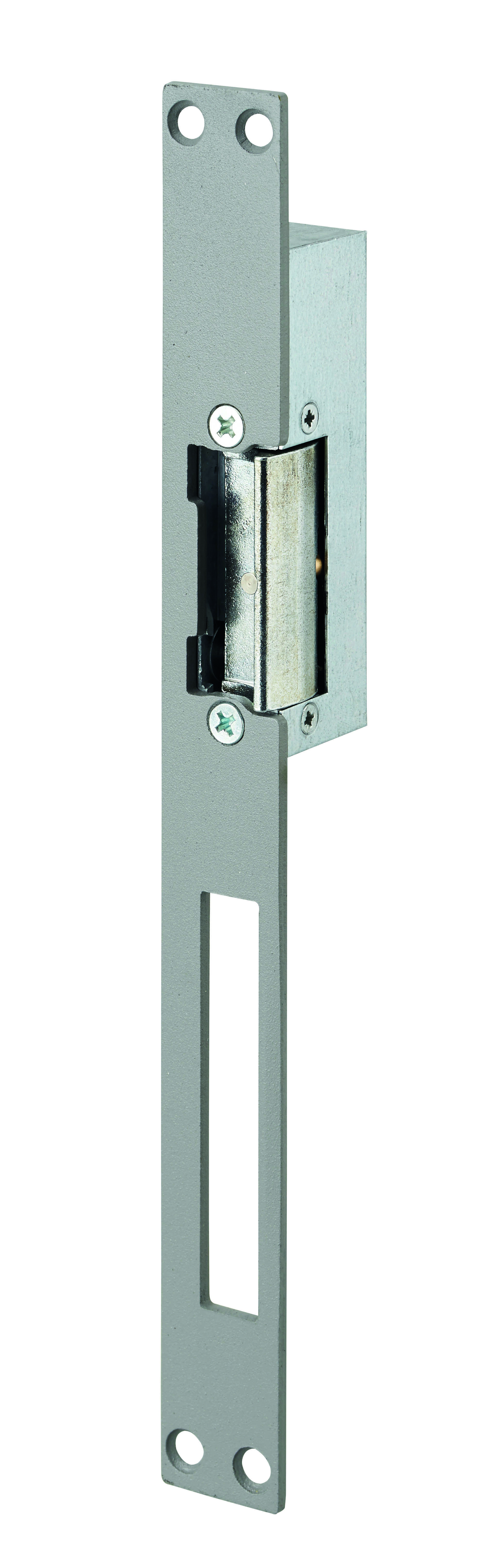 Gâche électrique pour serrure encastrable, réversible, 12V, compatible extérieur, gris - THIRARD