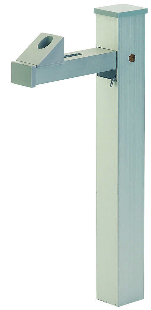 Arrêt de porte à sceller, aluminium, 330mm, argent - THIRARD
