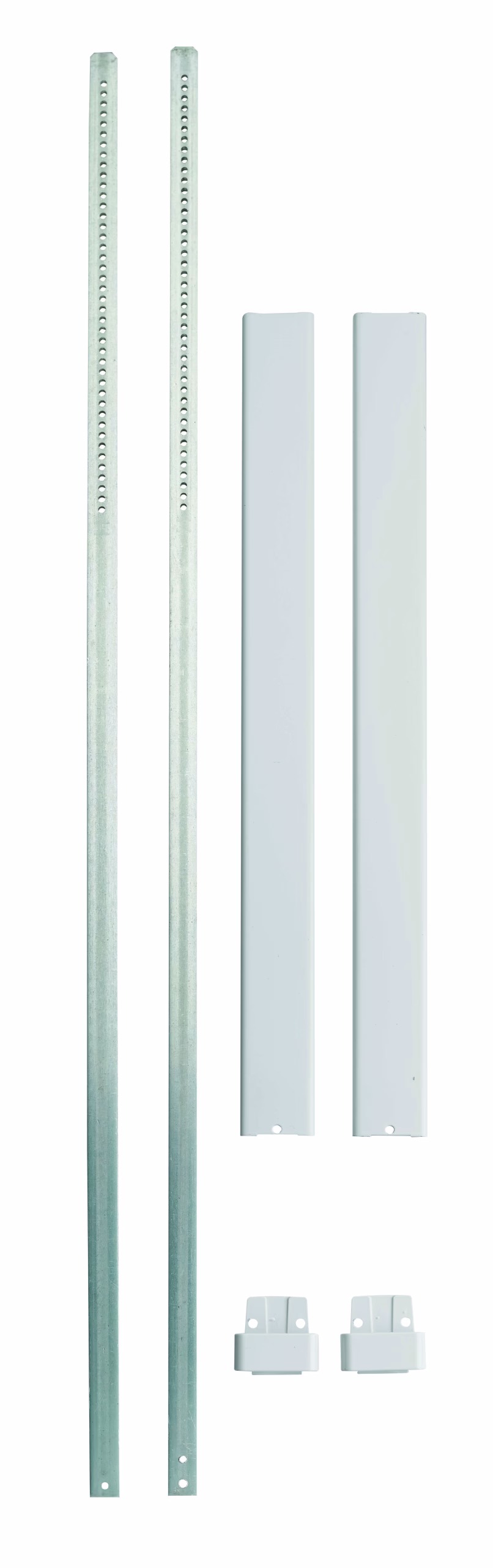 Kit tringle plate, H. 3m, compatible Beluga-Horga, blanc - THIRARD