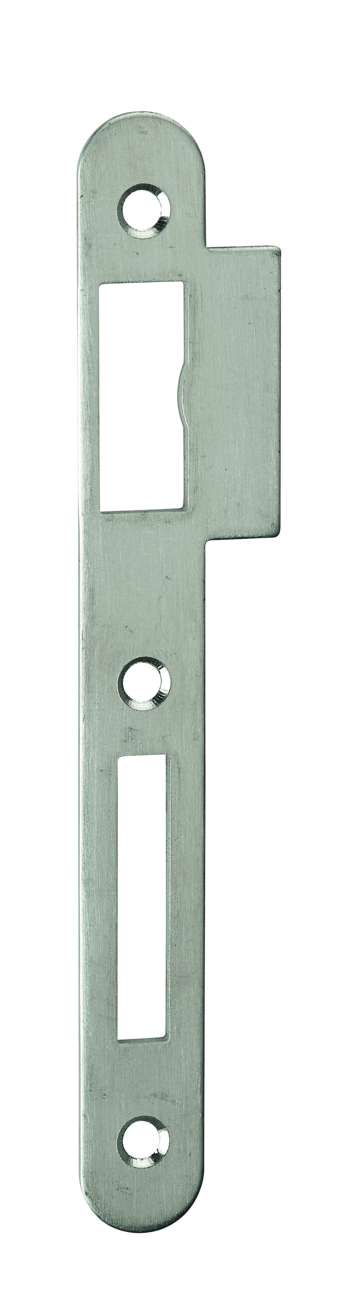 Gâche inox pour serrure NORME NF à pêne dormant ½ tour ( 25 pièces non décolisable)