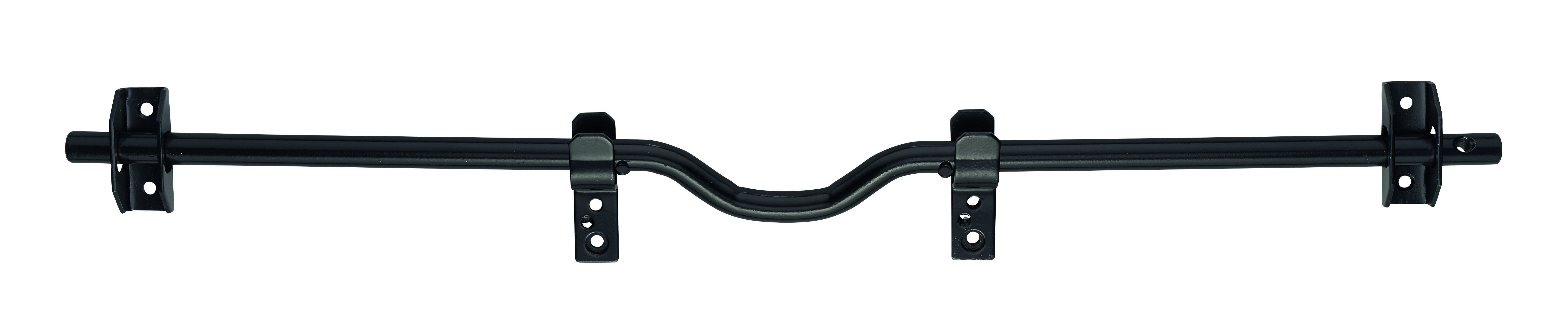 Barre de sécurité pour volet bois, acier, Ø18x800mm, zingué noir - THIRARD