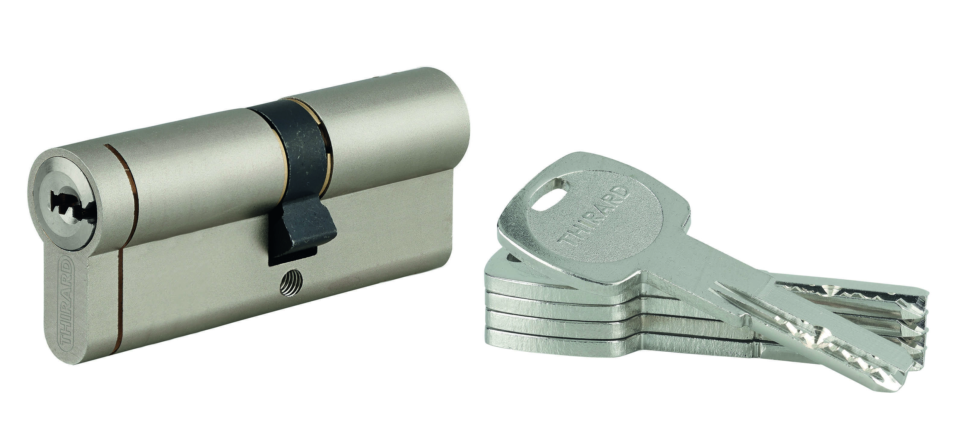 cylindre TRANSIT 1 30 x45 mm nickelé 5 clés - Fonction Urgence CT 10