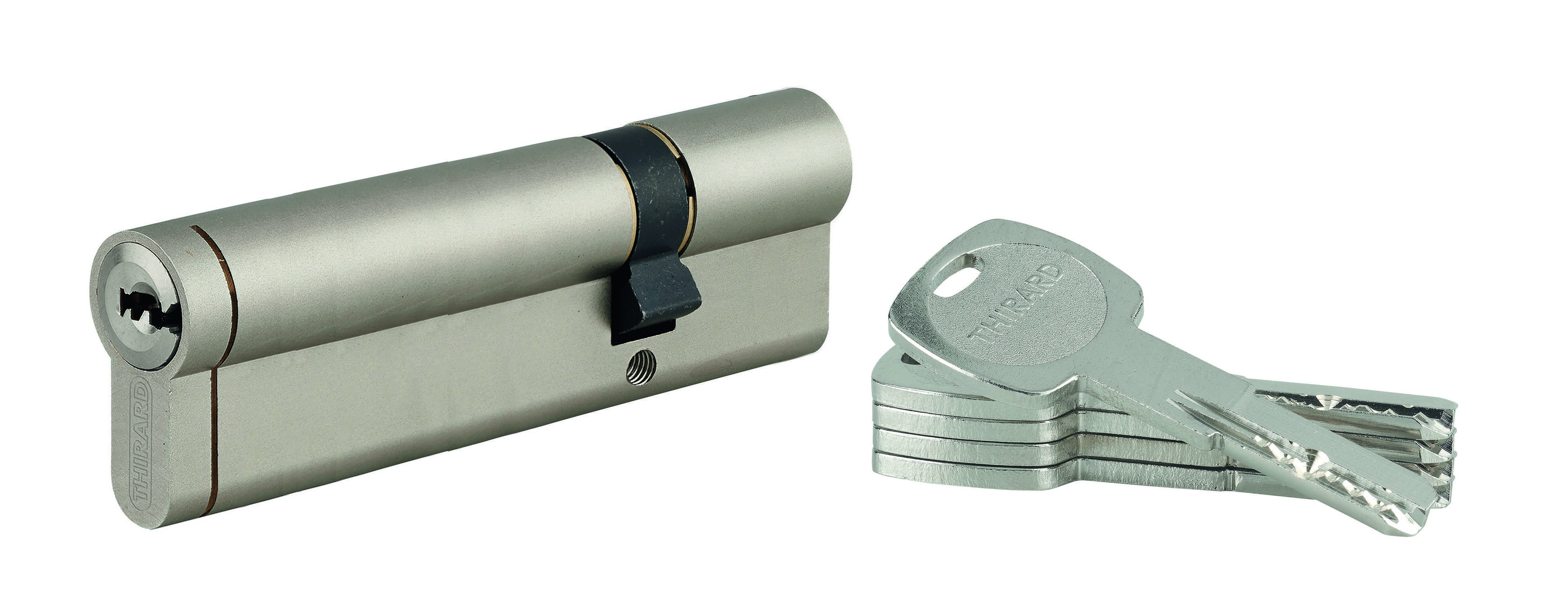 cylindre TRANSIT 1 30 x55 mm nickelé 5 clés - Fonction Urgence CT 10