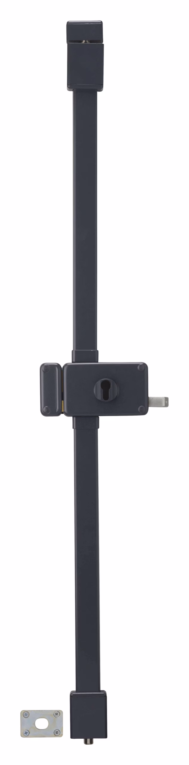 BOITIER DE SERRURE HORGA Gris RAL7016 à tirage 140 x 88 mm gauche