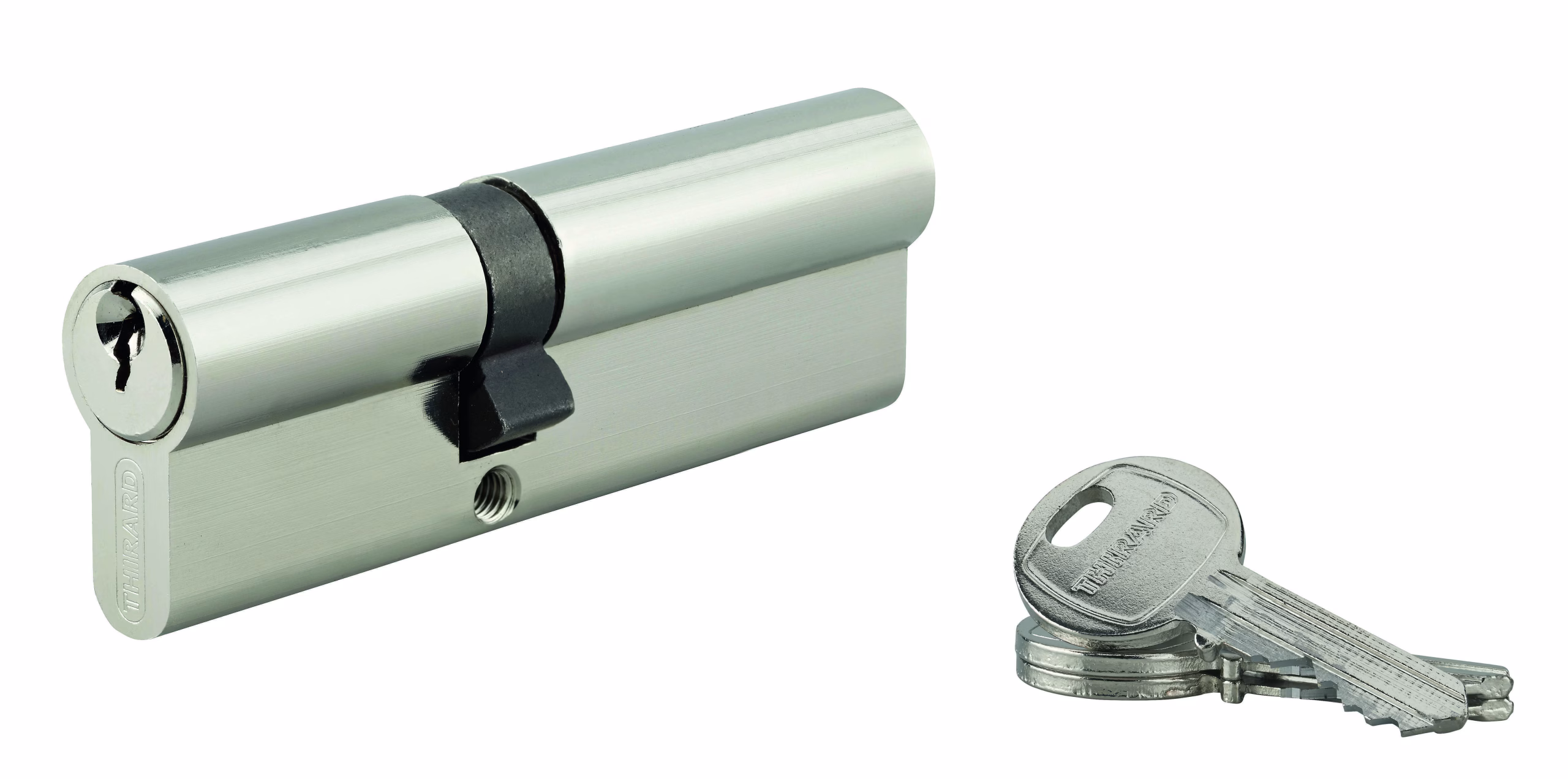 Cylindre HG 60x40mm nickelé (+3clés)