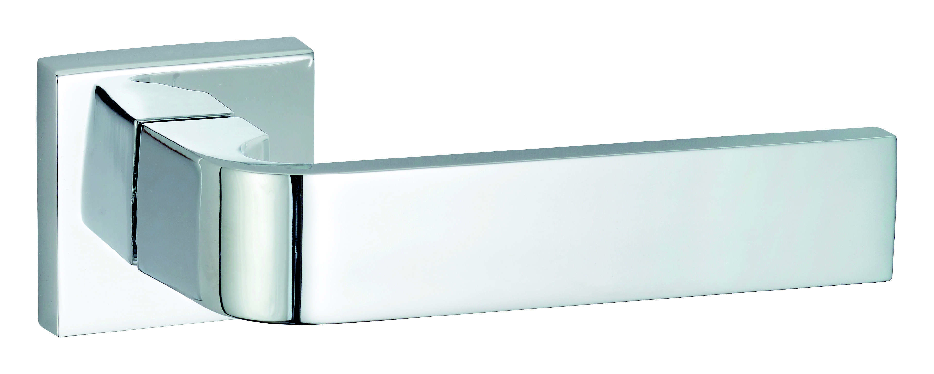 Paire de béquilles Monza pour porte, carré 7mm, chromé brillant - THIRARD