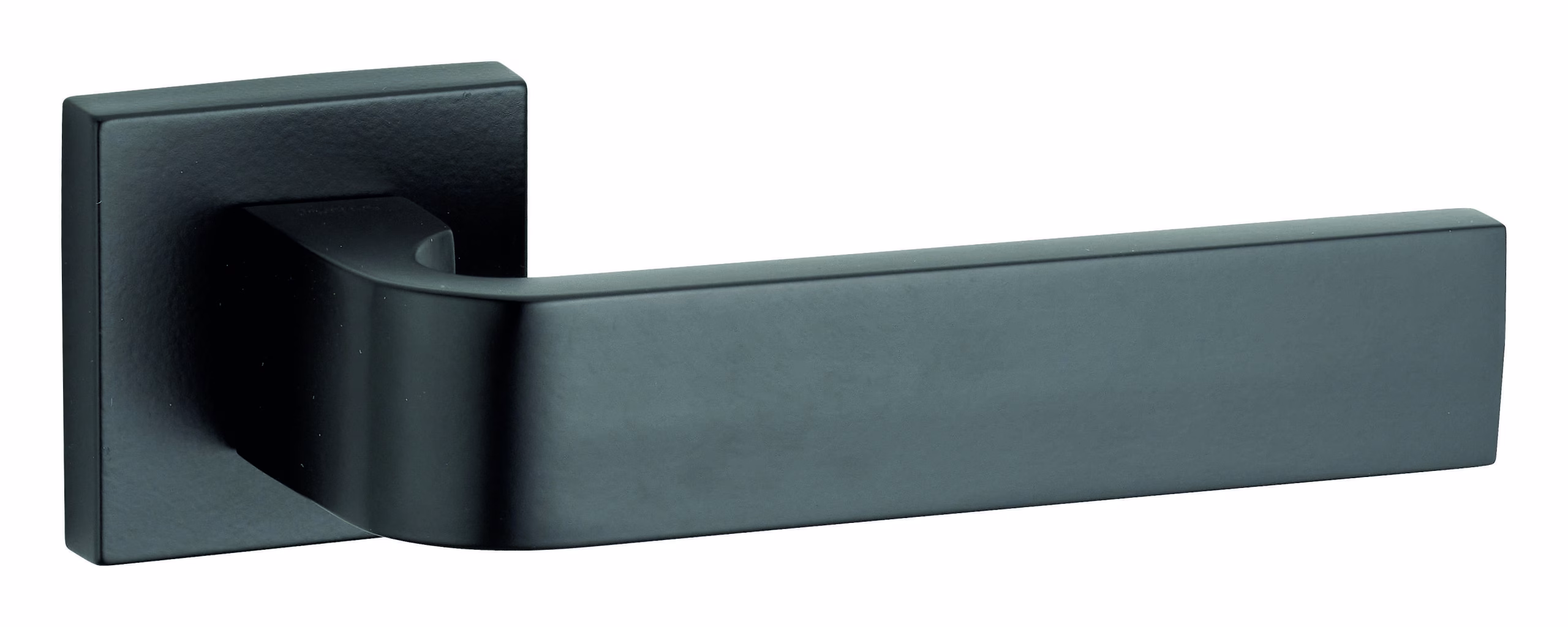 Paire de béquilles Monza pour porte, carré 7mm, noir mat - THIRARD