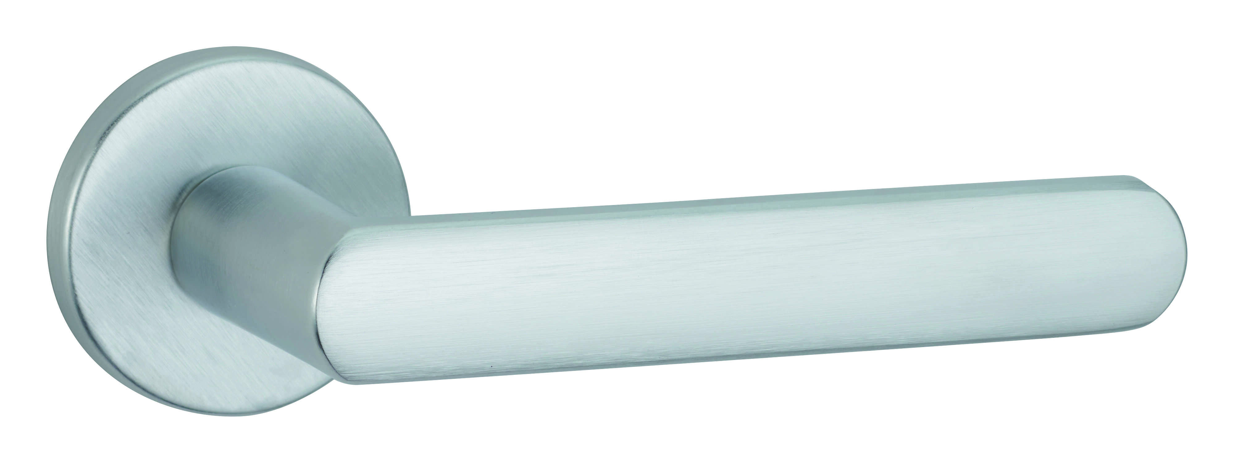 Paire de béquilles Solis pour porte, carré 7mm, chromé satiné - THIRARD