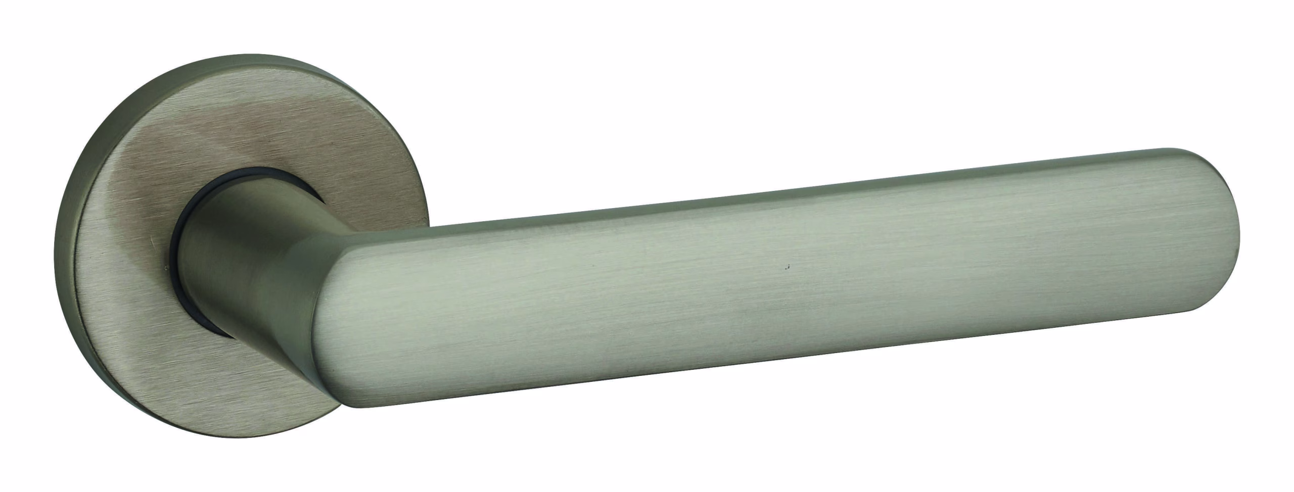Paire de béquilles Solis pour porte, carré 7mm, nickel satiné - THIRARD