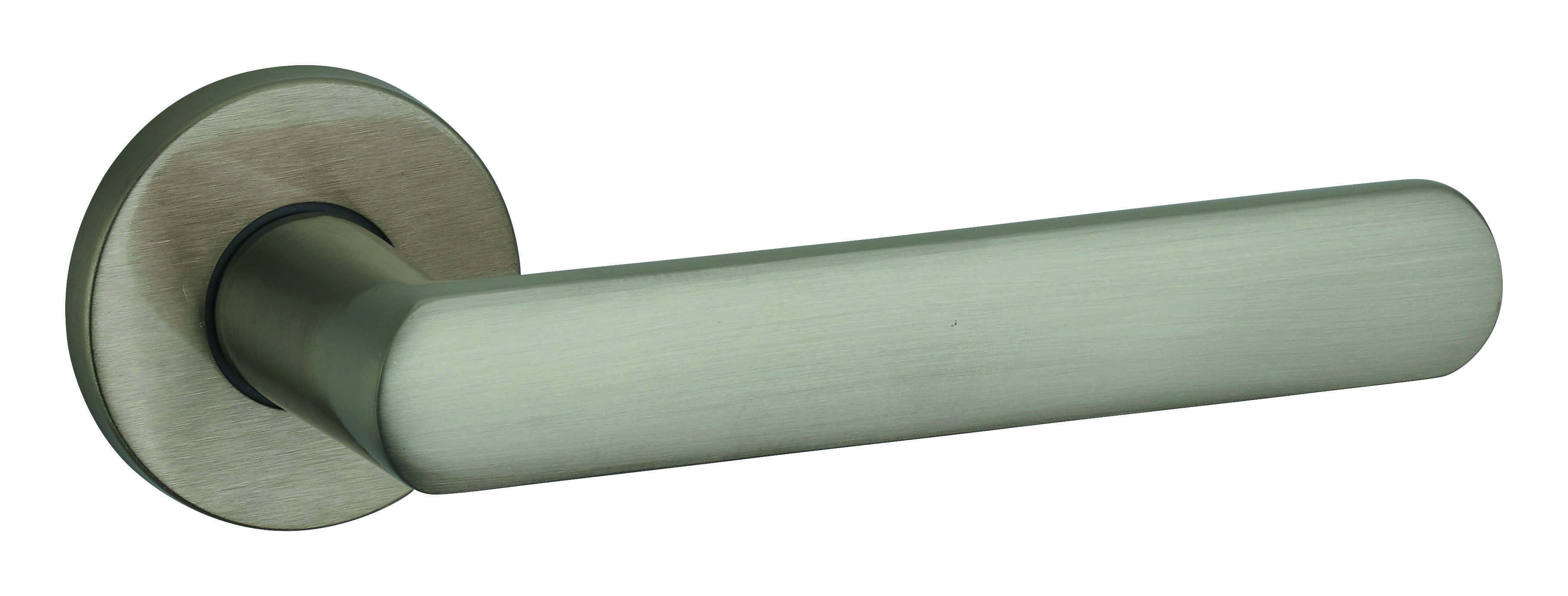 Paire de béquilles Solis pour porte, carré 7mm, nickel satiné - THIRARD
