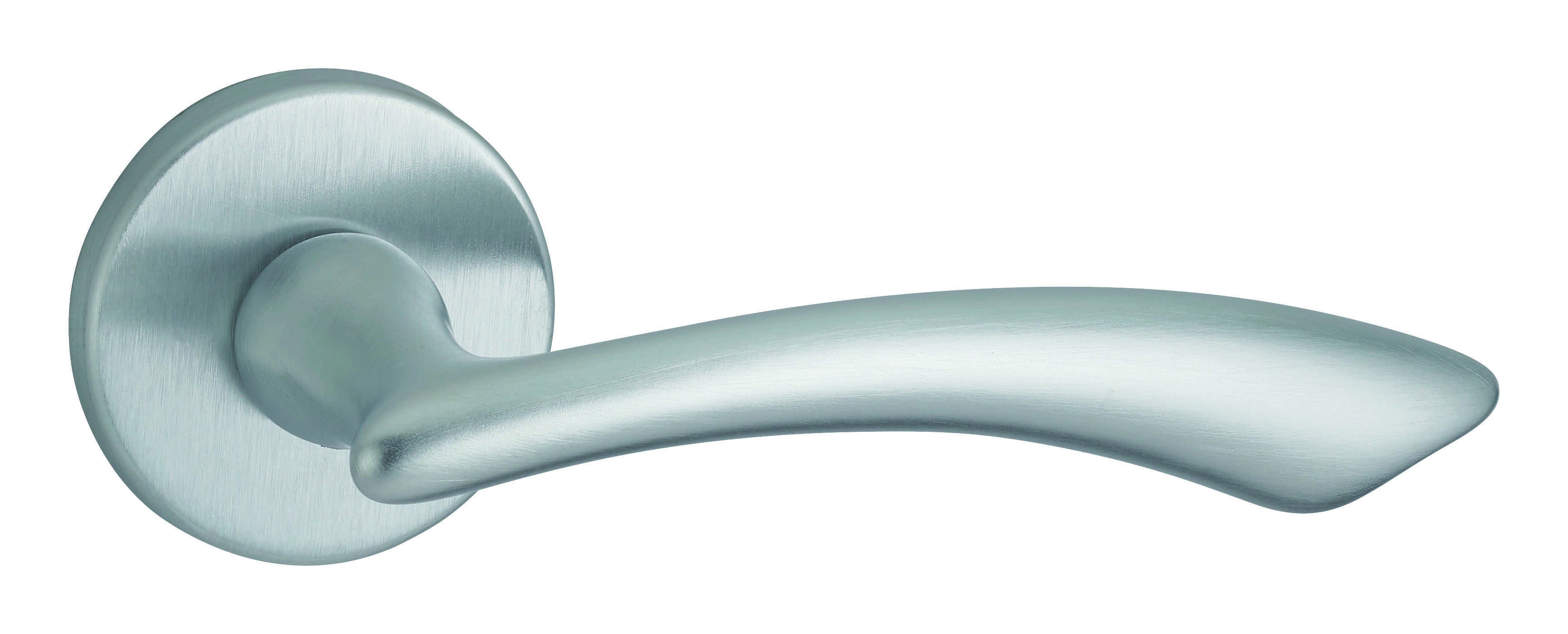 Paire de béquilles Maxima pour porte, carré 7mm, chromé satiné - THIRARD