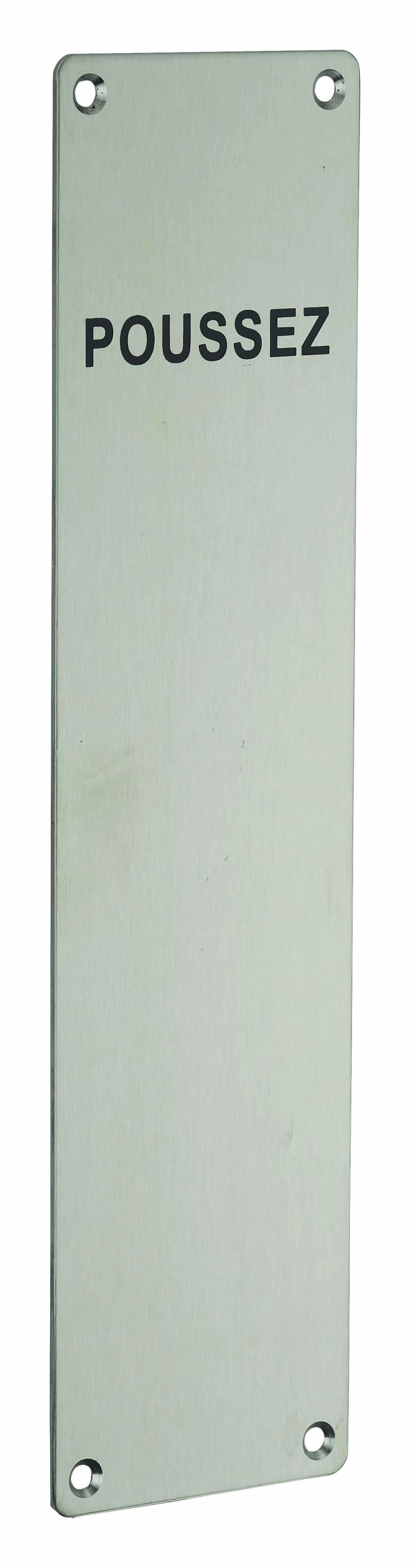 Plaque PUSH inox 300mm - THIRARD