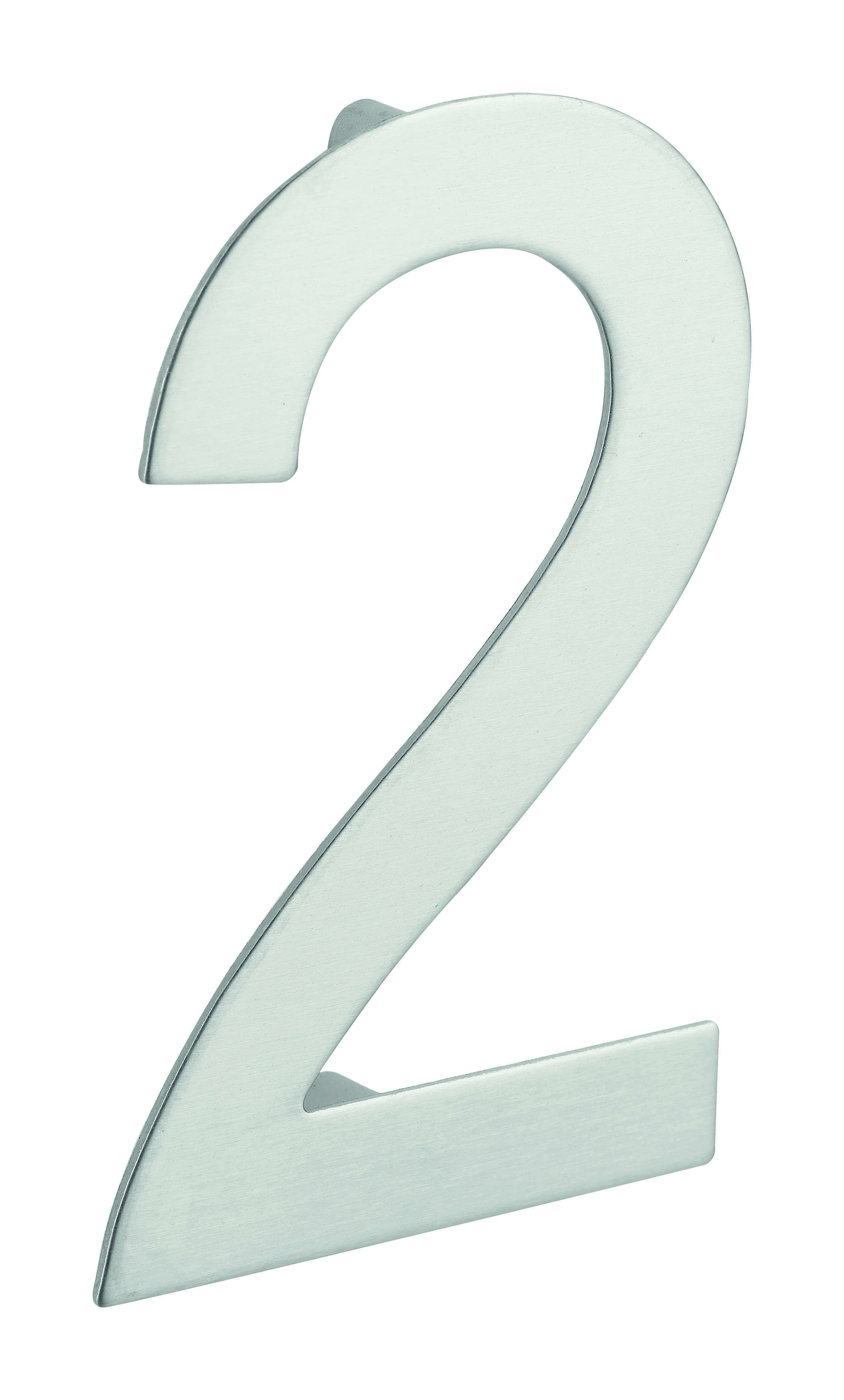 Chiffre 2 à visser, inox, H.100mm - THIRARD