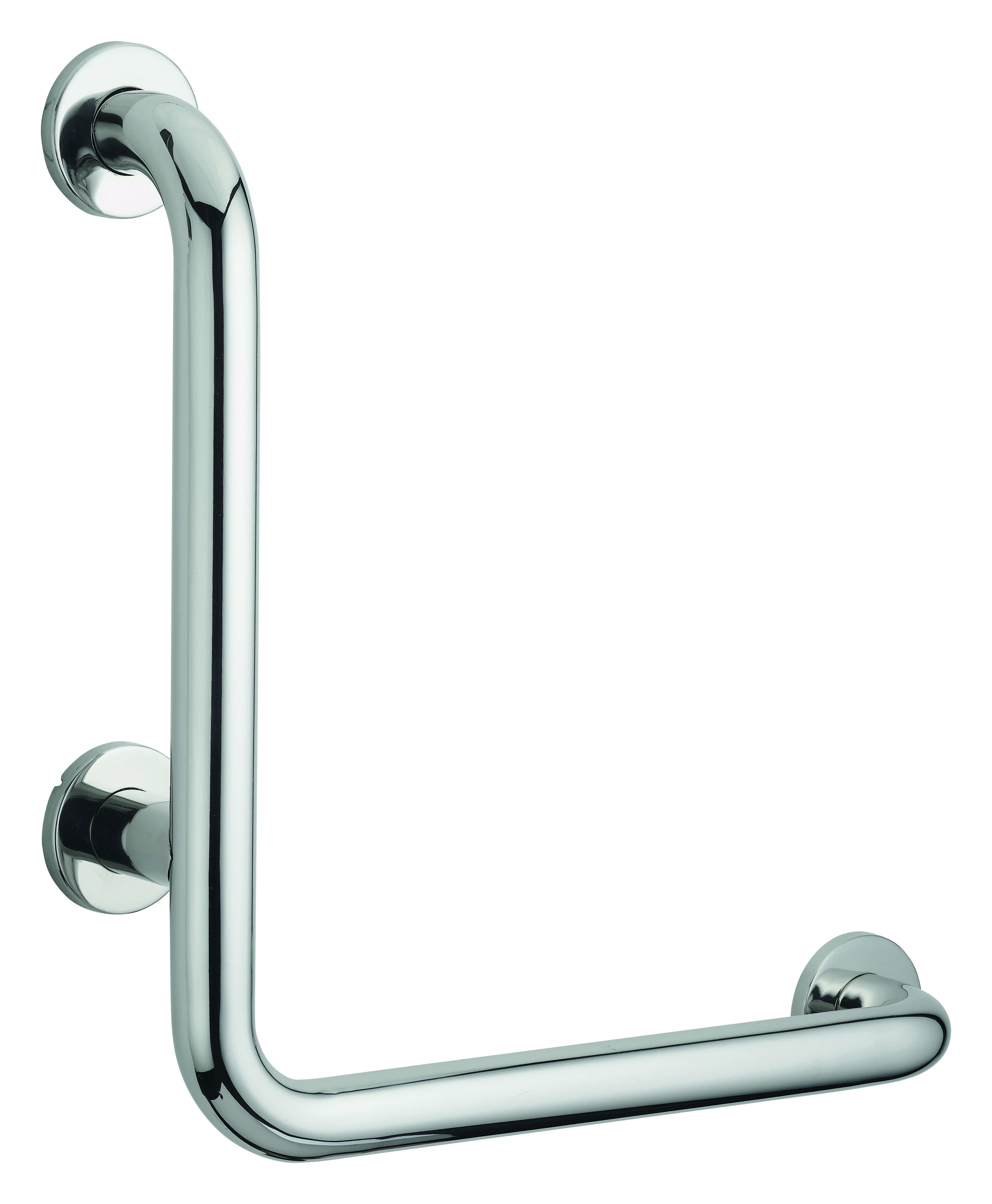 Barre de maintien coudée, inox 304, longueur 800mm, angle 90°, Ø32mm, finition inox poli - THIRARD