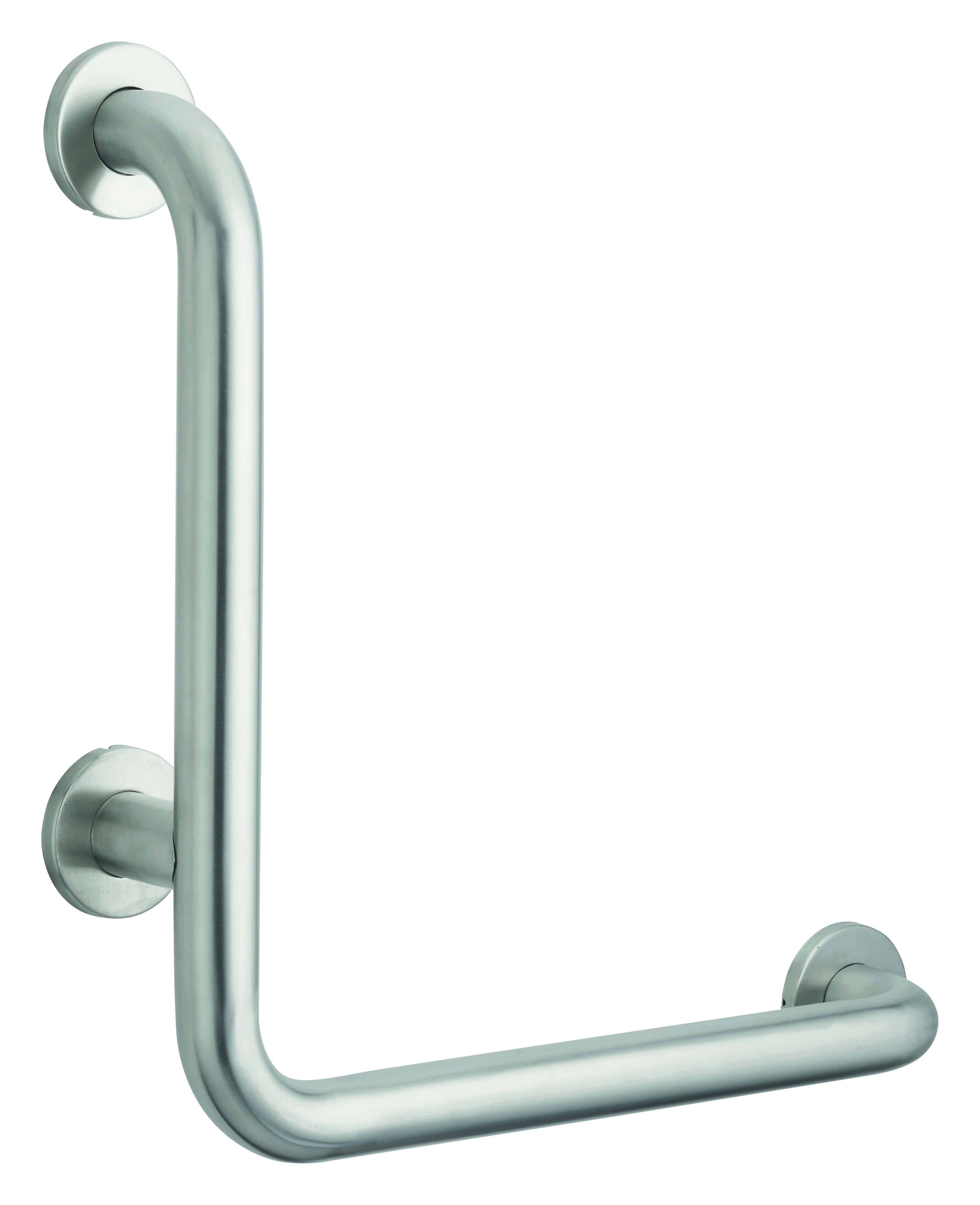 Barre de maintien coudée, inox 304, longueur 800mm, angle 90°, Ø32mm, finition inox brossé - THIRARD