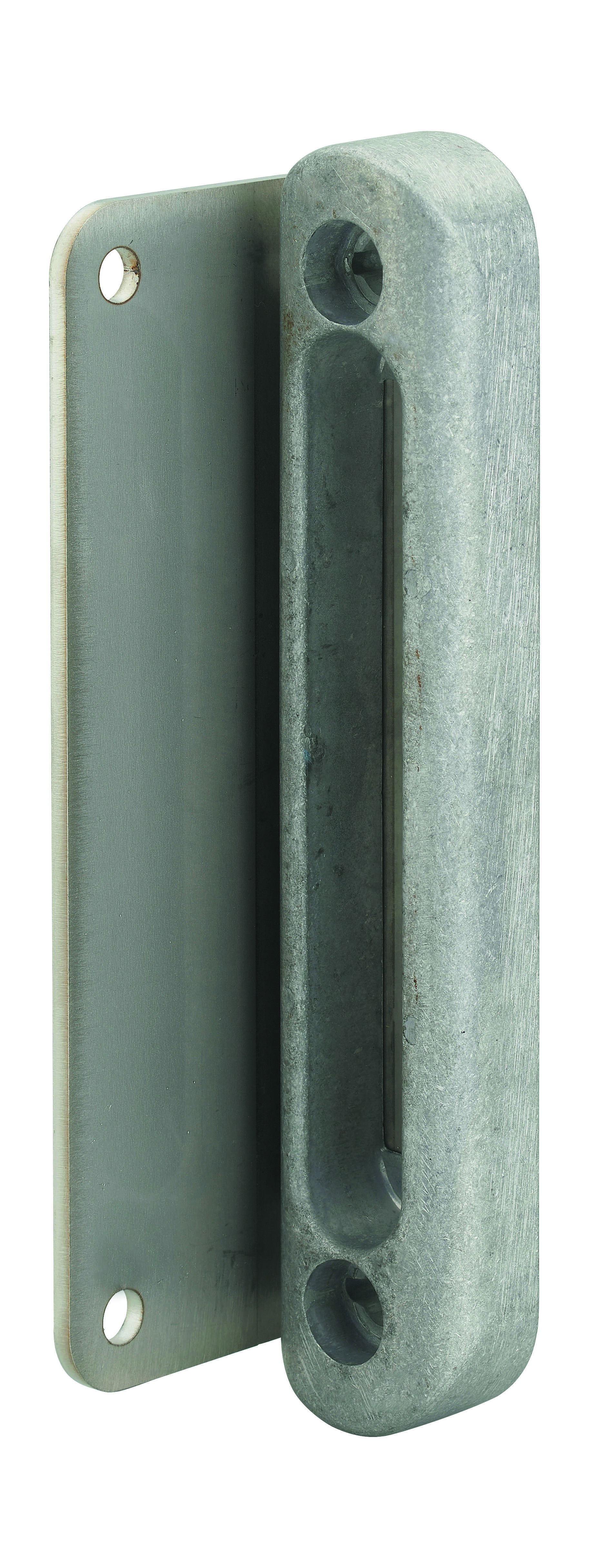 Gâche à visser pour serrure en applique pour portail, aluminium - THIRARD