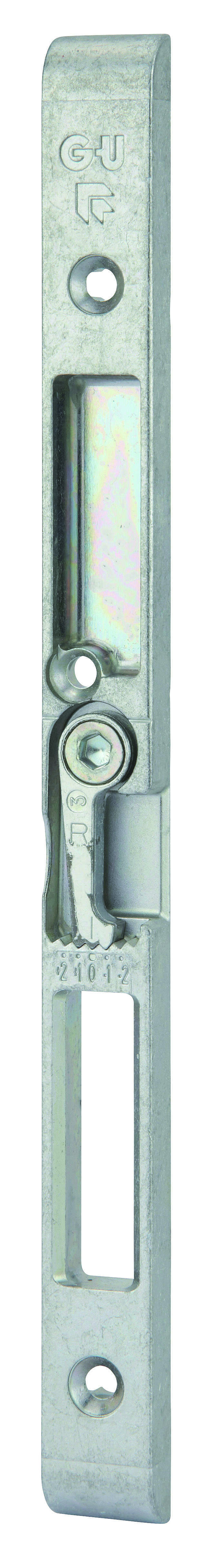 Gâche centrale en applique pour porte d'entrée, droite, 208x17x8mm, comp. Europa-Fercomatic, G-22898-00-R-1 - FERCO by THIRARD